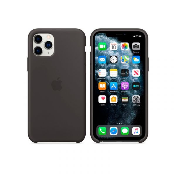Чехол-накладка для iPhone 11 Pro - Silicone Case OEM - Black