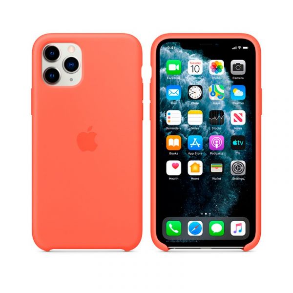 Чохол-накладка Silicone Case OEM for iPhone 11 Pro - Clementine