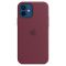 Чехол-накладка для iPhone 12 mini - Silicone Case OEM - Plum
