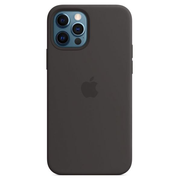 Чехол-накладка для iPhone 12 Pro - Silicone Case OEM - Black