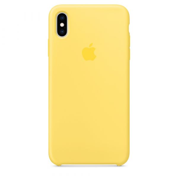 Чохол-накладка для iPhone XS Max - Silicone Case OEM - Canary Yellow