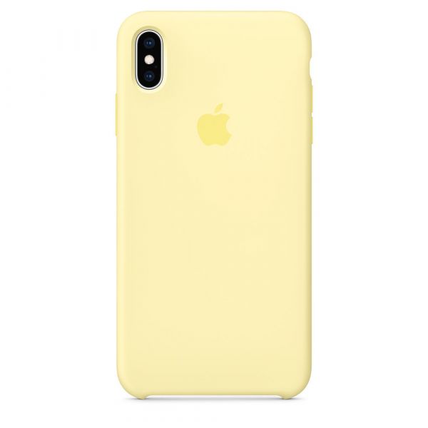 Чохол-накладка для iPhone Xs Max - Silicone Case OEM - Mellow Yellow