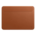 Чехол-конверт для MacBook Pro 14" [2021] - WIWU Skin Pro Geniunie Leather Sleeve Series (Brown)