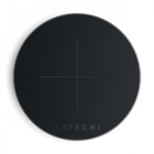Бездротовий зарядний пристрій Satechi Aluminum Fast Wireless Charger Space Grey (ST-IWCBM)
