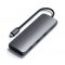 Переходник Satechi Aluminum Type-C Hybrid Multiport Adapter Space Gray (ST-UCHSEM)