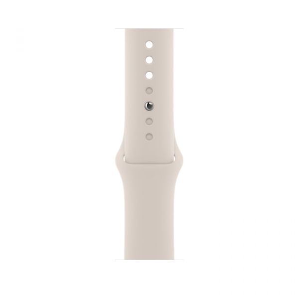 Apple Watch SE GPS 44mm Gold Aluminum Case with Starlight Sport Band (MKQ53)