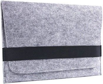 Чехол-конверт Gmakin для Macbook Air/Pro 13.3" горизонтальный серый (GM15-13New)