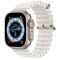 Apple Watch Ultra GPS + Cellular 49mm Titanium Case with White Ocean Band (MNH83/MNHF3)