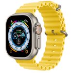 Apple Watch Ultra GPS + Cellular 49mm Titanium Case with Yellow Ocean Band (MNH93/MNHG3)