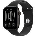 Apple Watch Series 12 GPS 42mm Black Aluminum Case with Black Sport Band M/L (MJEC4)