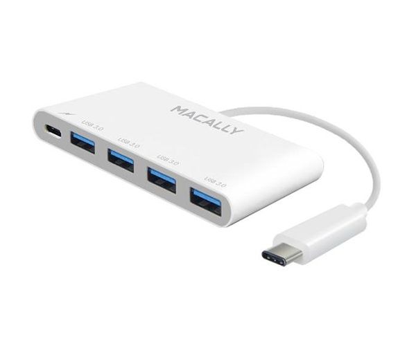 Адаптер Macally Adapter USB-C to 4xUSB-A 3.0+USB-C (UC3HUB4C)