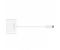 Адаптер Macally USB-C to USB-C, HDMI 4K and USB-A - White (UCHDMI4K)