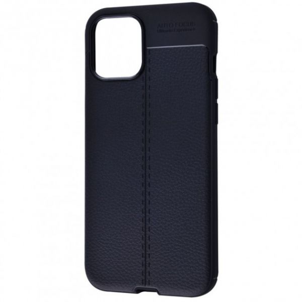 Чохол Ultimate Experience Leather (TPU) iPhone 12/12 Pro (black)