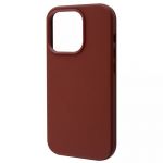 Чехол-накладка для iPhone 14 Pro - WAVE Premium Leather Edition Case with MagSafe - Umber