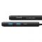 USB-Хаб Baseus Lite Series 6-in-1 (Type-C to HDMI + 2xUSB 3.0 + Type-C + SD/TF) (Black) (WKQX050101)