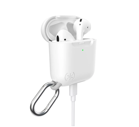 Чехол для AirPods (Gen 1/2) Speck Presidio Pro-EB Case - White/Marble Grey (SP-132765-8630)