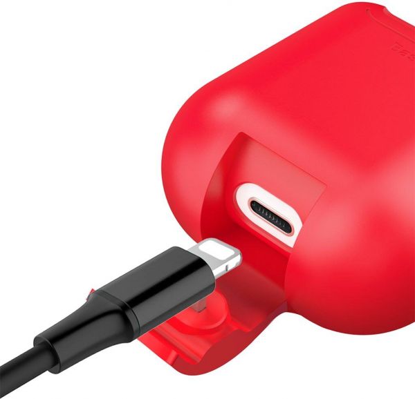 Чехол для AirPods - Baseus Wireless Charger - Red (WIAPPOD-09)
