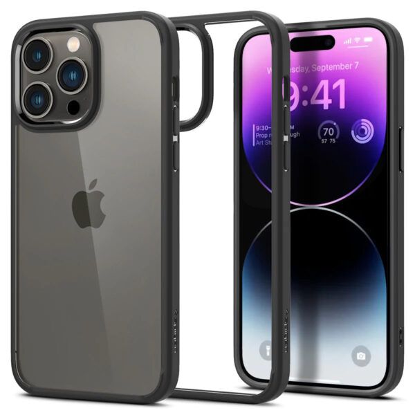 Чехол-накладка для iPhone 14 Pro Max WIWU VCC-104 Vivid Clear Case Series (Black)