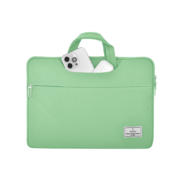 Чехол-сумка WIWU для MacBook 14" Vivi Laptop Handbag Series (Green)