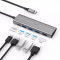 Хаб WIWU Alpha A531H Type-C hub HDMI 4K, Type C, 3хUSB3.0, LED Gray