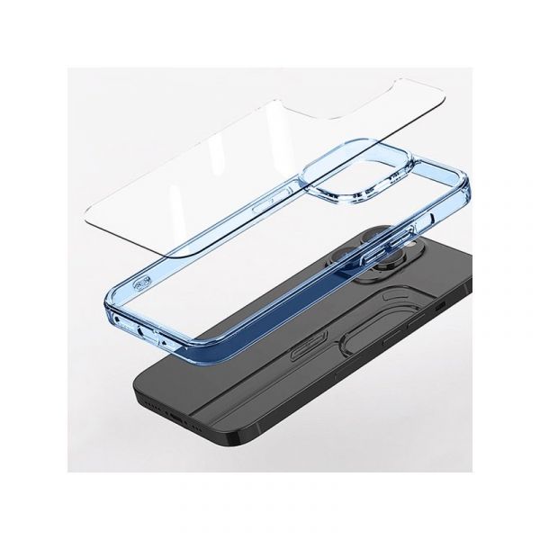 Чохол-накладка для iPhone 14 Plus WIWU MCC-101 Magnetic Crystal Series (Blue)