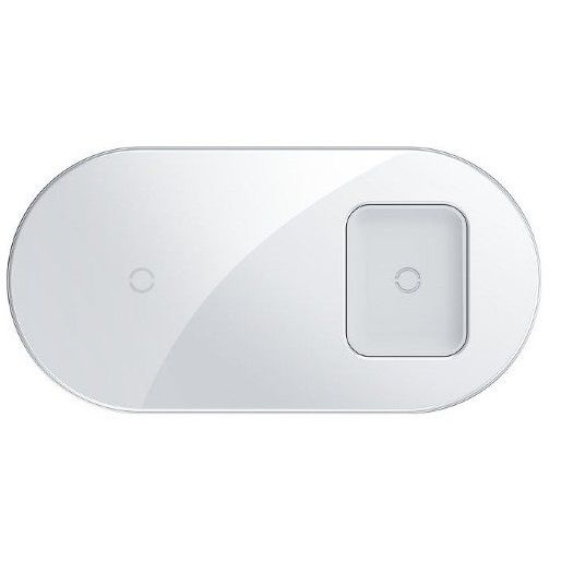 Беспроводное ЗУ Baseus Simple 2in1 18W Pro Edition - White (WXJK-C02)