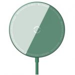 Беспроводное зарядное устройство Baseus Simple Mini Magnetic 15W - Green (WXJK-H06)