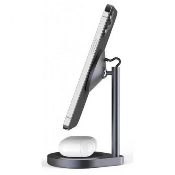 Беспроводное зарядное устройство WIWU X25 Power Air 2in1 Series (Space Grey)