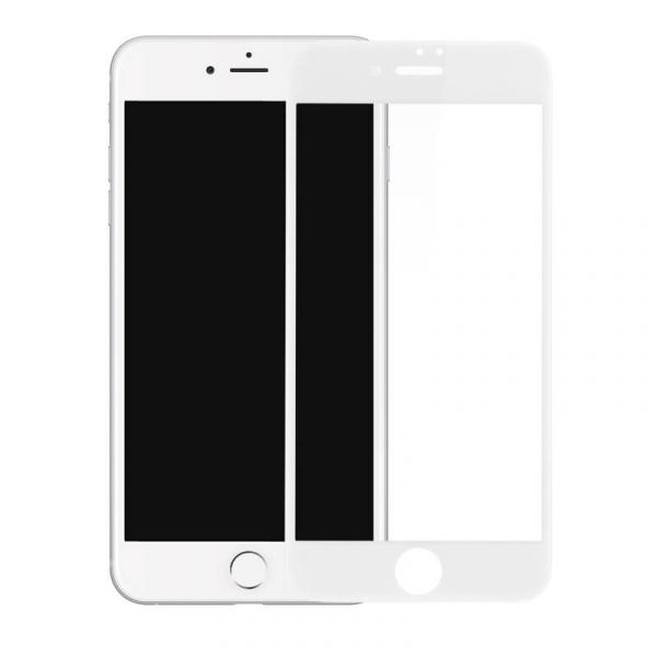 Захисне скло Baseus Full Glass PET Soft 3D (0.2 mm) for iPhone 7 White