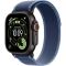 Apple Watch Ultra 3 LTE 49mm Black Tit. Case w. Blue/Bright Blue Trail Loop - S/M (MF254+MG9Q4)