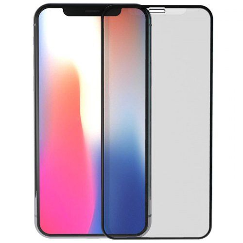 Защитное стекло для iPhone Xs Max - ZK 2.5D Full Silk Screen 0.26mm [+ задняя пленка] (Black)